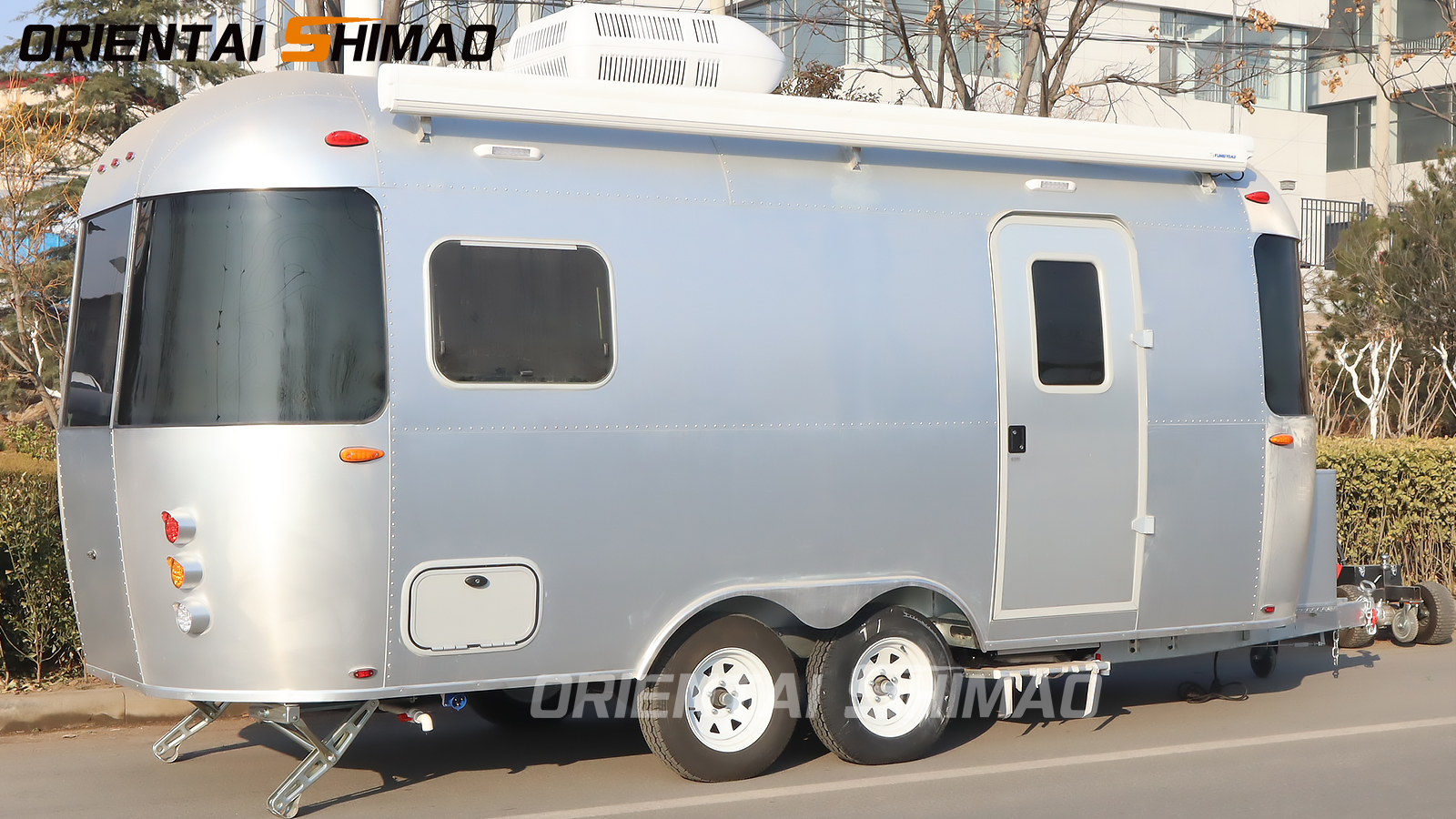 RV Trailer-ကိုယ်ထည်အသေး၊ နေရာကျယ်။