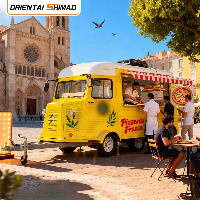 ကော်ဖီဆိုင် Coffee Truck Mobile Coffee Trailer Fast Food Food Trailer Food Truck
