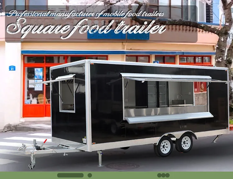 အပြည့်အစုံ တပ်ဆင်ထားသော Food Truck