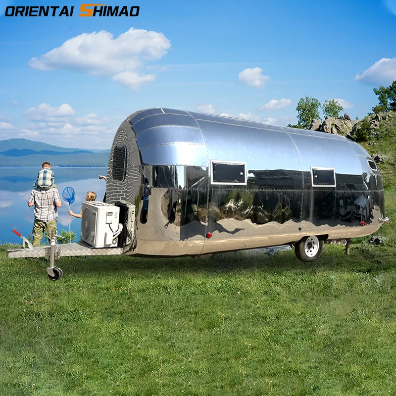 Stainless steel စခန်းသွင်းနောက်တွဲယာဉ်